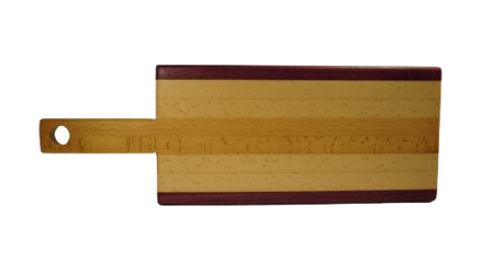 borrelplank Beuk - Purperhart met handvat 1