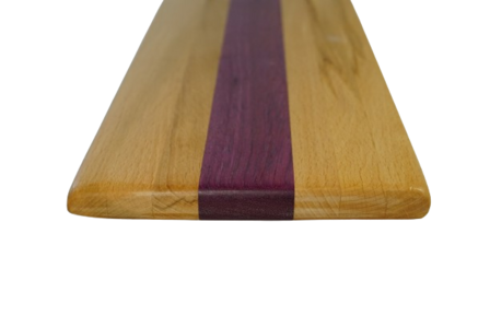 borrelplank Beuk - Purperhart met handvat 2
